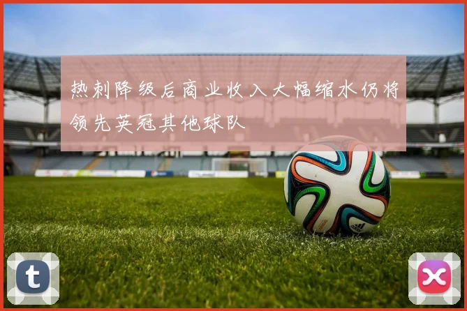 热刺降级后商业收入大幅缩水仍将领先英冠其他球队